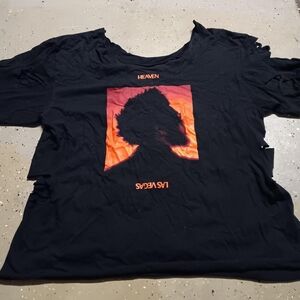 The WEEKEND Graphic T-Shirt with Orange Design